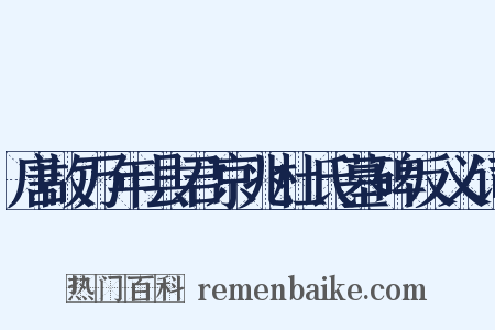 唐故万年县君京兆杜氏墓碑反义词是什么意思的图片